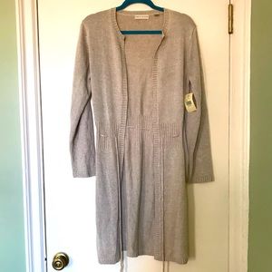 NWT LINEN MIDI CARDIGAN from Lord and Taylor